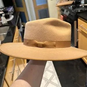 COPY - Lack of Color Caramel Rancher Wool Hat Brown Rancher Wool Felt Hat – Giddy Up Glamour Boutique main image 2